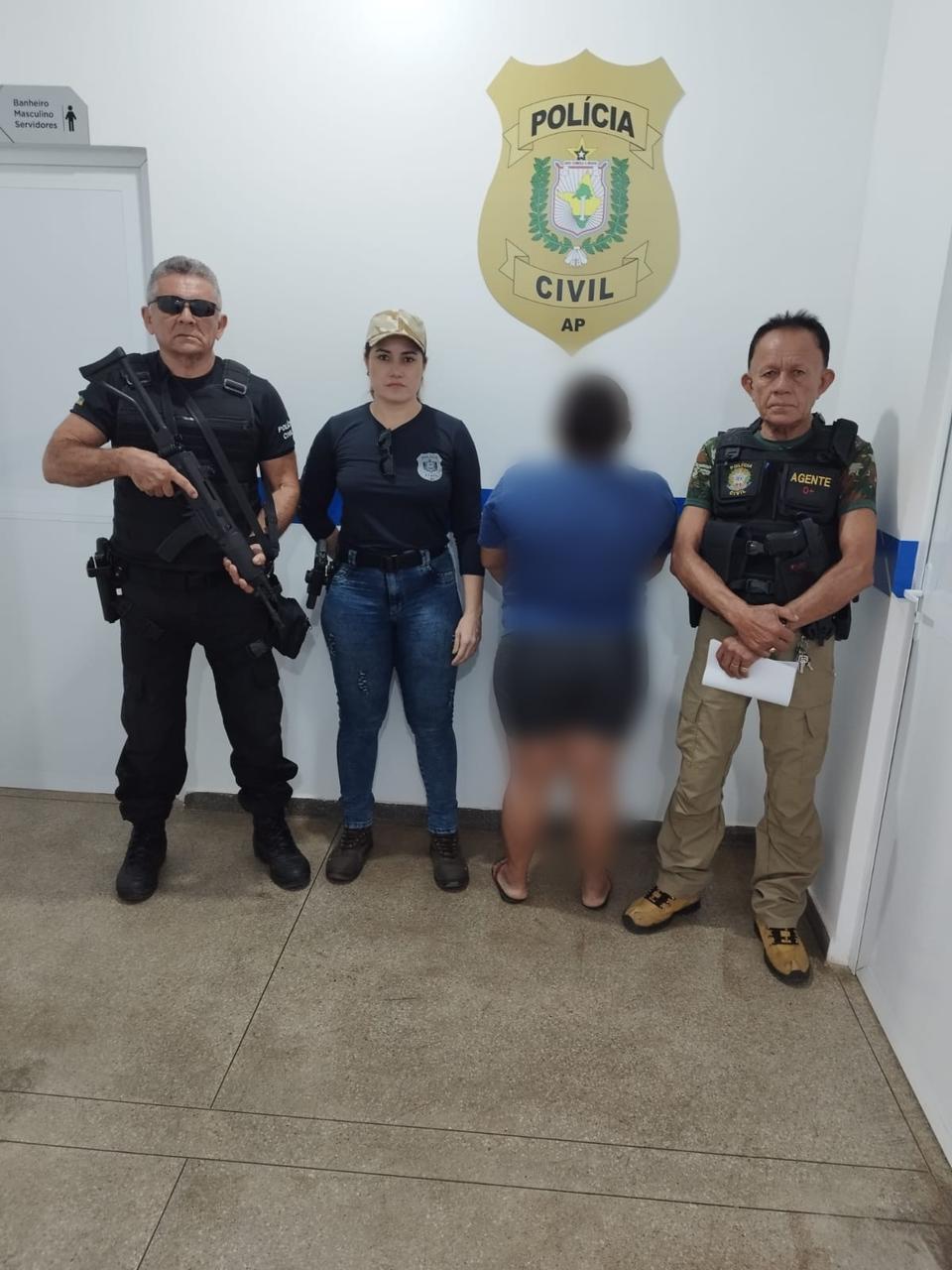 EM MACAPÁ, POLÍCIA CIVIL PRENDE MULHER CONDENADA JUDICIALMENTE POR ENVIO DE CRIANÇA/ADOLESCENTE PARA O EXTERIOR COM OBJETIVO DE OBTER LUCRO